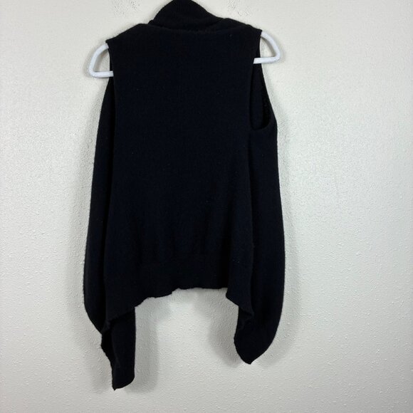 VTG Charter Club Cashmere Drape Front Old Money Vest Sz Medium - Picture 4 of 5